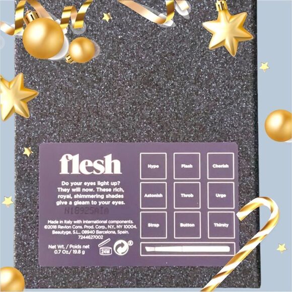 SEPHORA EYESHADOW PALETTE FLASHY GOLD AND BRIGHT PINK WITH NEUTRAL COLORS - Picture 6 of 8